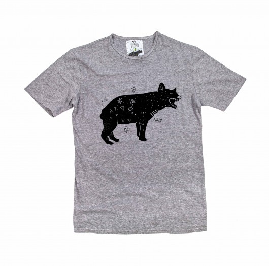 T-shirt męski ''niedźwiedzica' dziendobry