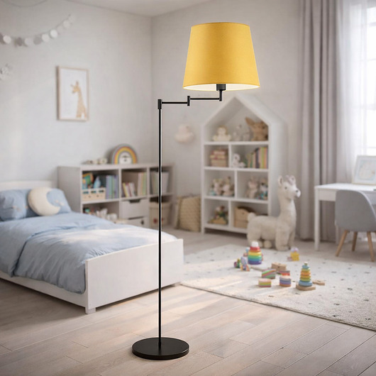 lampy do pokoju dziecka Dziecięca lampa podłogowa z regulowanym ramieniem do czytania ASTI KIDS