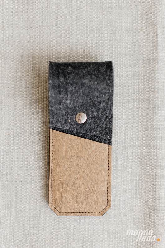 piórniki Marmollada - etui filcowe NA DŁUGOPISY grafitowy + B