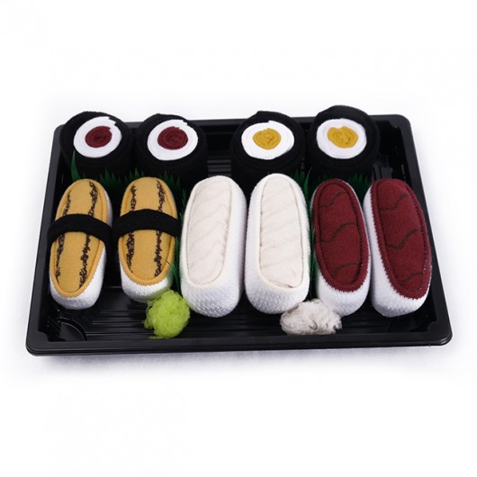 Sushi Socks Box 5 tamago, maślana, tuńczyk Skarpetkowelove