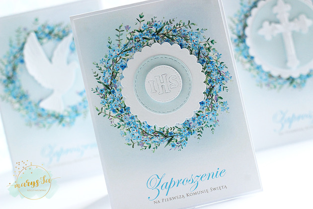 zaproszenia na komunię Zaproszenie na I Komunię Świętą