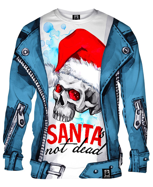 bluzy męskie Bluza Bez Kaptura Męska DR.CROW Jacket Skull