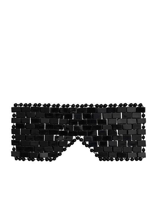 akcesoria dla niej CRYSTALLOVE Maska na twarz i ciało z obsydianu