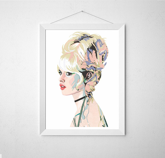 Brigitte  art Gicl Żaneta Antosik PRINTS