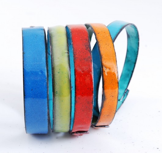 COLORFULL - bransoletki emaliowane Dorota Oyrzanowska