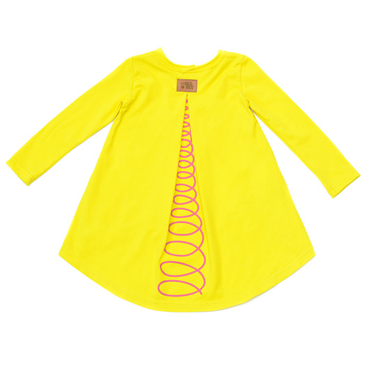 A-tunika yellow spring Lamama