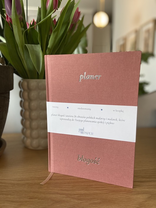kalendarze i plannery Planer Błogość - niedatowany, roczny, z obrazami