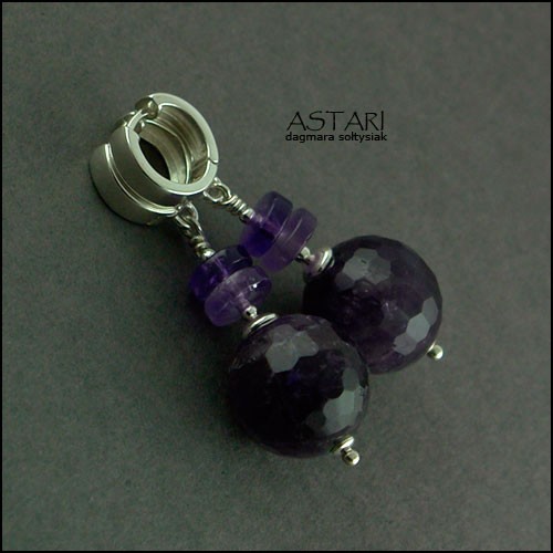 AMETYST W SREBRZE Astari