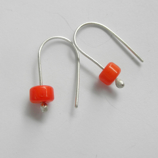 kolczyki z kamieniami Kolczyki OKRĄG