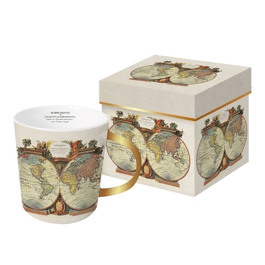 Kubek Porcelanowy Mapa Świata MIA home