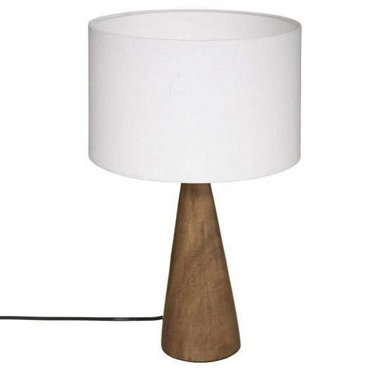 lampy stołowe Lampa stołowa z drewna mango 28x46 cm Aina
