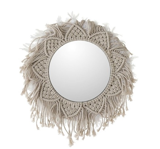 Lustro wiszące Makrama 60cm boho Home Design