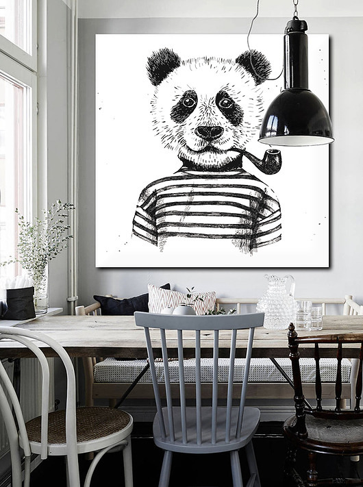 Panda - dekoracje ścienne Dekoracje PATKA Patrycja Kita