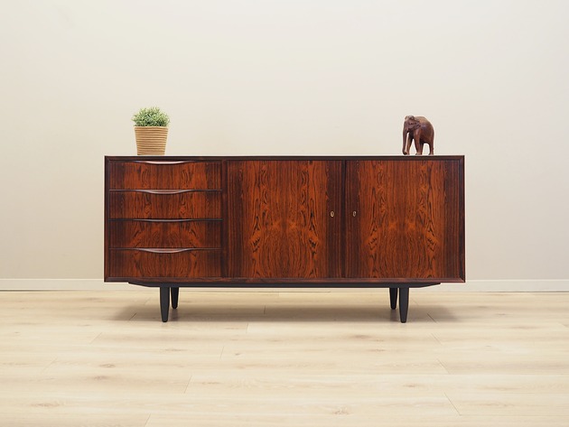 komody i szafki Komoda palisandrowa, duński design, lata 60, projektant: Erling Torvits