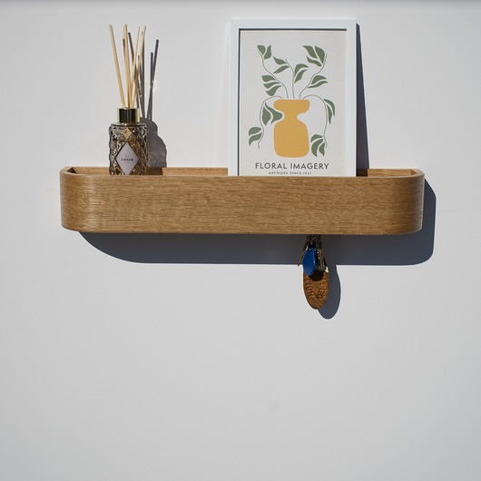 półki Wieszak na klucze do przedpokoju, drewniana półka