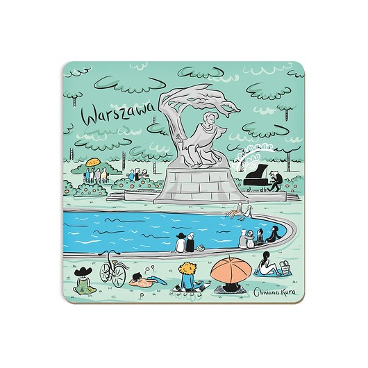 podkładki do kuchni Podkładka pod kubek Warszawa Koncert Chopinowski