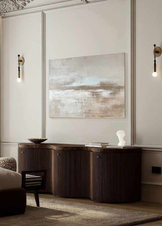 obrazy Abstrakcja strukturalna "Japandi-20"