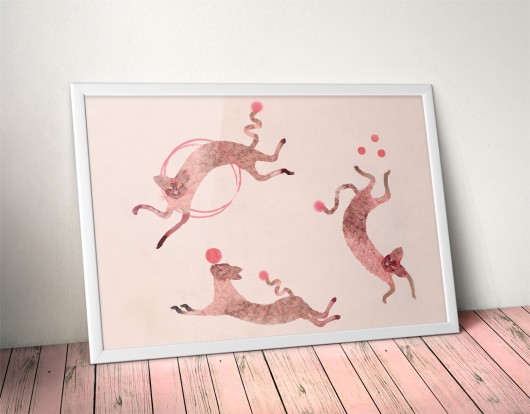 grafika KOTY 50x70 Anita Tomala