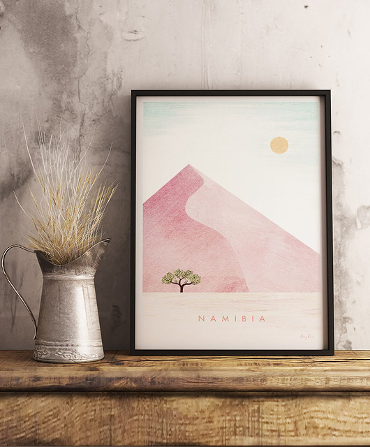 plakaty Czerwone wydmy - pustynia - plakat Namibia