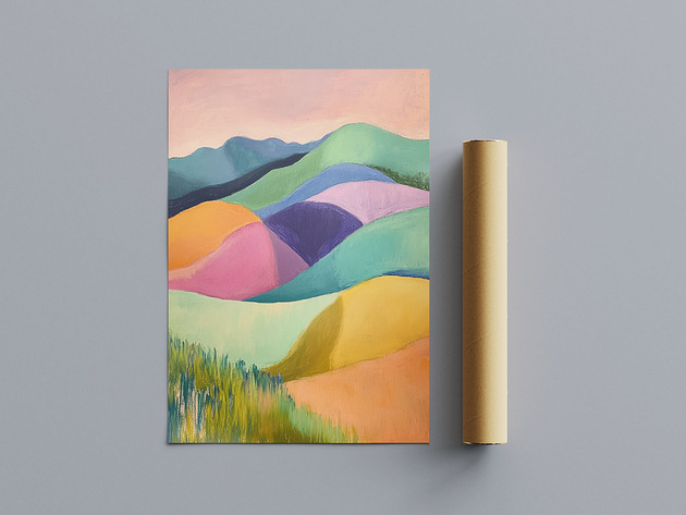 plakaty Plakat - Soczyste pola