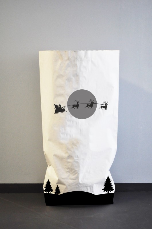 Christmas bag - Mikołaj blacksis