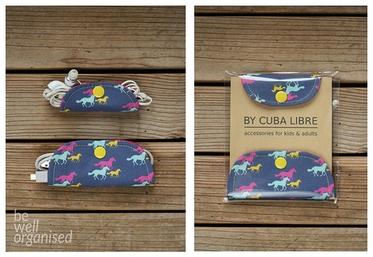 2 uchwyty na kabelki - Konie cuba libre