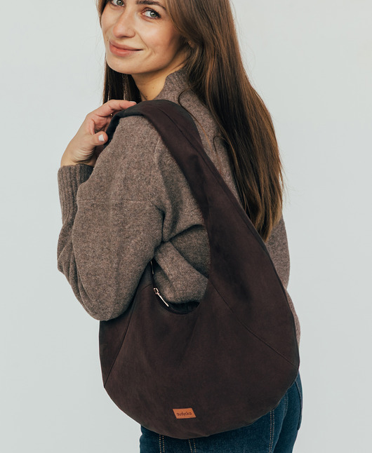 torby na ramię Torba HOBO OVAL w kolorze brązowym