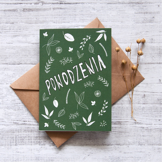 Kartka Powodzenia Gosia Sendlewska