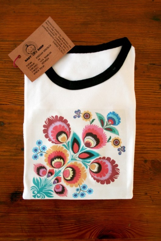 t-shirt dziecięcy: Łowickie wzory BabyGiftShop