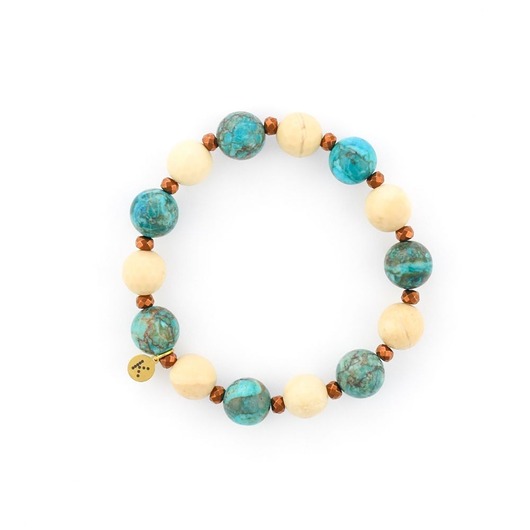 bransoletki z kamieni naturalnych Bransoletka w kolorach ziemi
