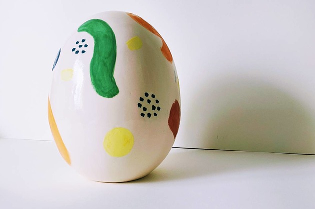 jajka wielkanocne Ceramiczne Jajo - pisanka