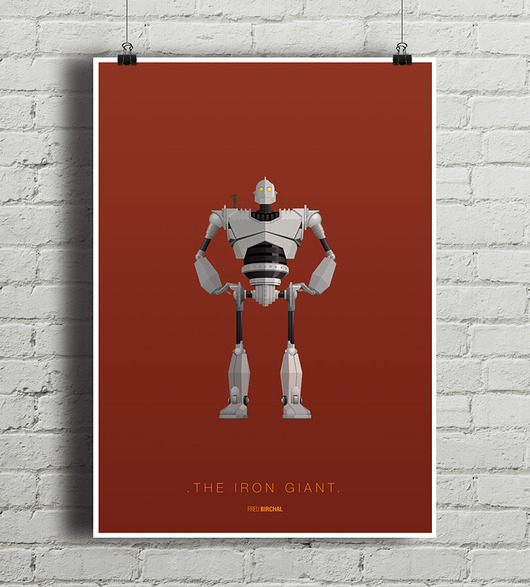 Stalowy Gigant - plakat minimalmill