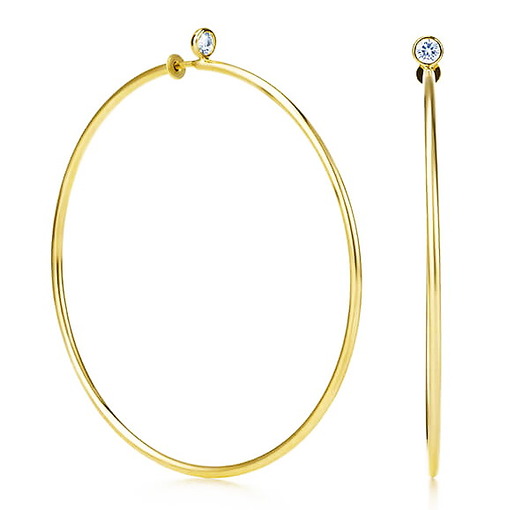  Kolczyki koła z cyrkonią 6cm - srebro 925 Coccola JEWELLERY