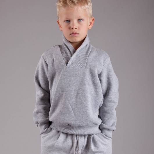 Bluza ciemno szary melanż Czachor