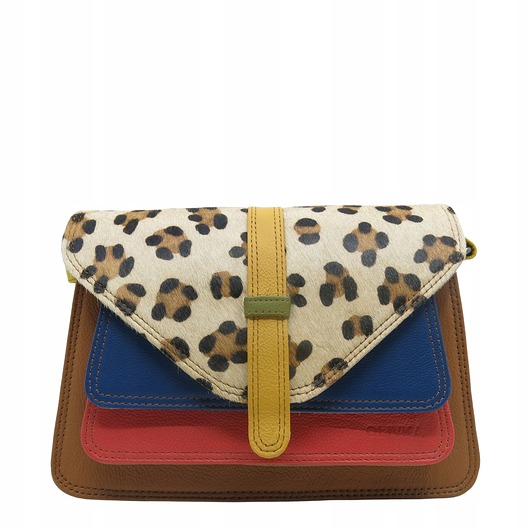 torby na ramię Torebka damska klasyczna elegancka skórzana na ramię pasek OLIVKA