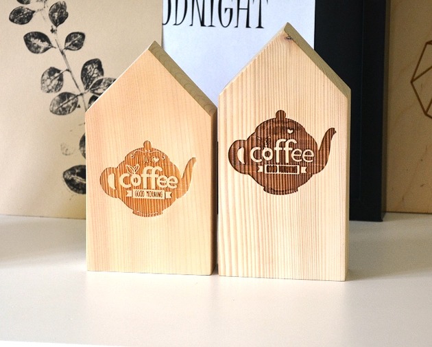 2 domki kawiarki Wooden Love
