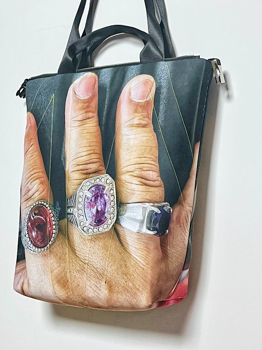 torby i nerki męskie Foto MIMA bag UNI vege print