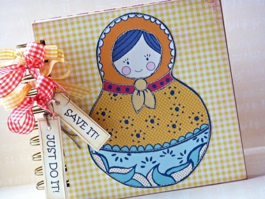 Notes - pamiętnik - art journal Brises koloruje