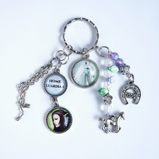 breloki Breloczek - Koń, elf, podkowa