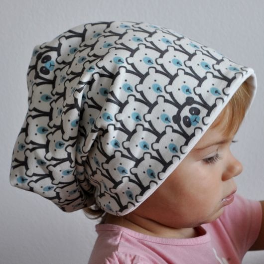 CZAPKA BEANIE w MISIE_52-60 cm MOJAMAJA