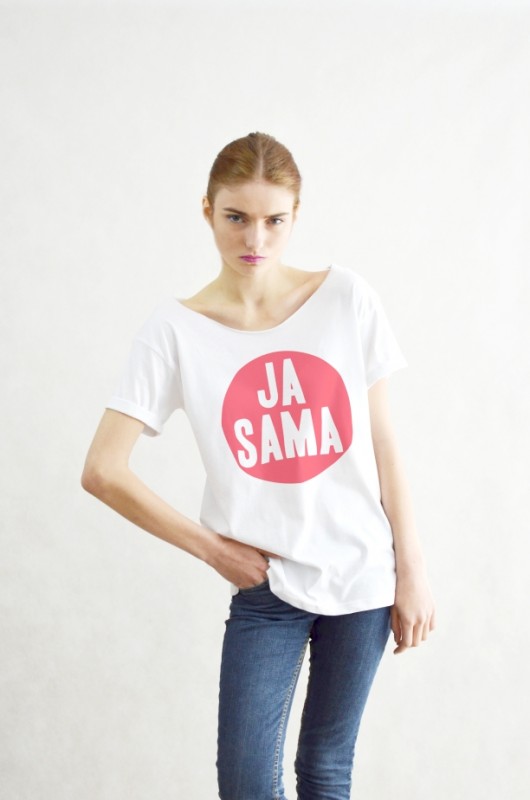 JA SAMA t-shirt oversize GAU great as You