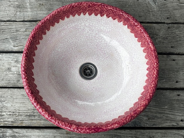 umywalki UM26  Umywalka ceramiczna z koronką