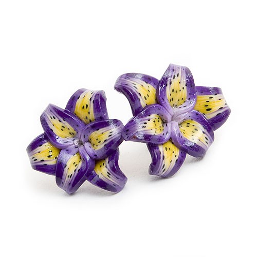 FIMO collection: Lilie Czarna Pantera