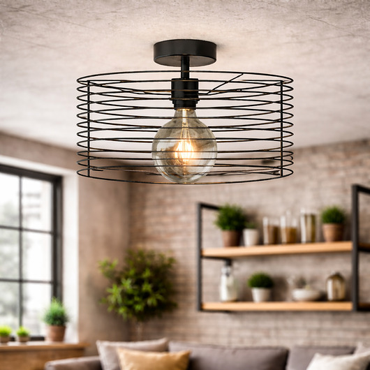 plafony Lampa sufitowa do kuchni ANORI druciany żyrandol w stylu loft