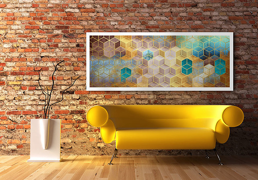 OBRAZ NA PŁÓTNIE - ABSTRAKCJA - 150x60cm LUdesign gallery