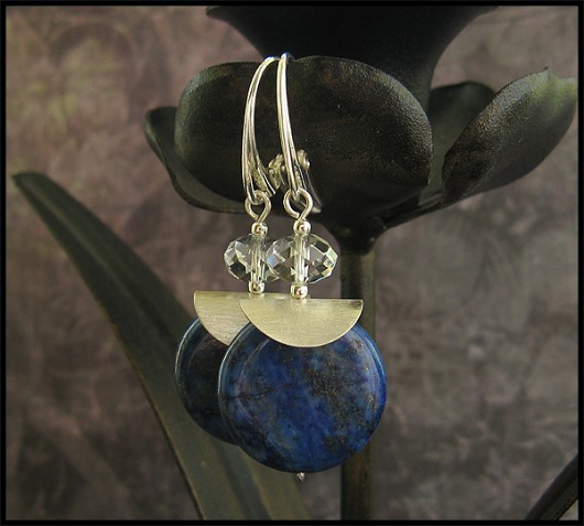 LUXURY- Lapis Lazuli i kryształ Swarovski Little Dreamer