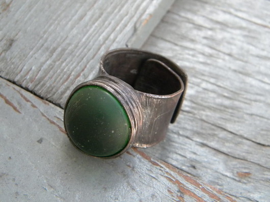 Roman Ancient Ring ;)  zielony mszysty Beata Trotter