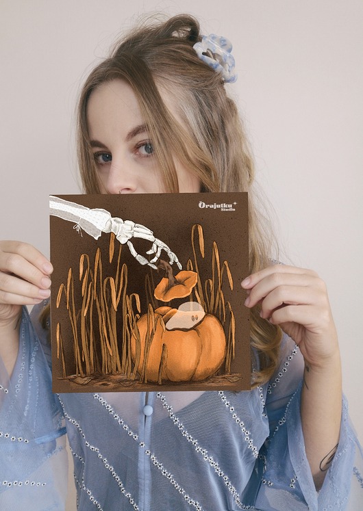 plakaty Plakat  Pumpkin Ghost