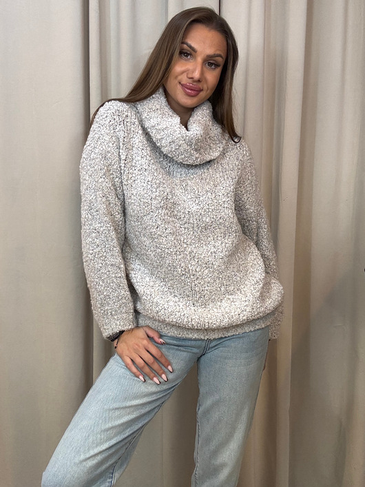 swetry damskie  Sweter Boucle Sale e pepe