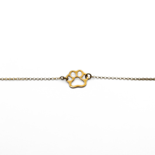 bransoletki złote Bransoletka "Psia łapka" złota